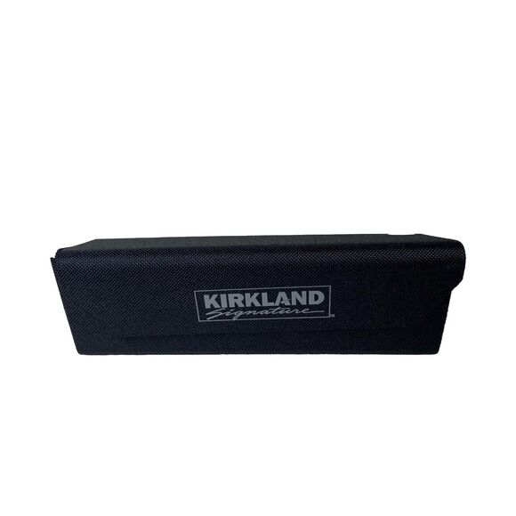Kirkland Costco Brown Eyewear Glasses Folding Flat Pocket Hard Case Box Cover - Picture 1 of 5